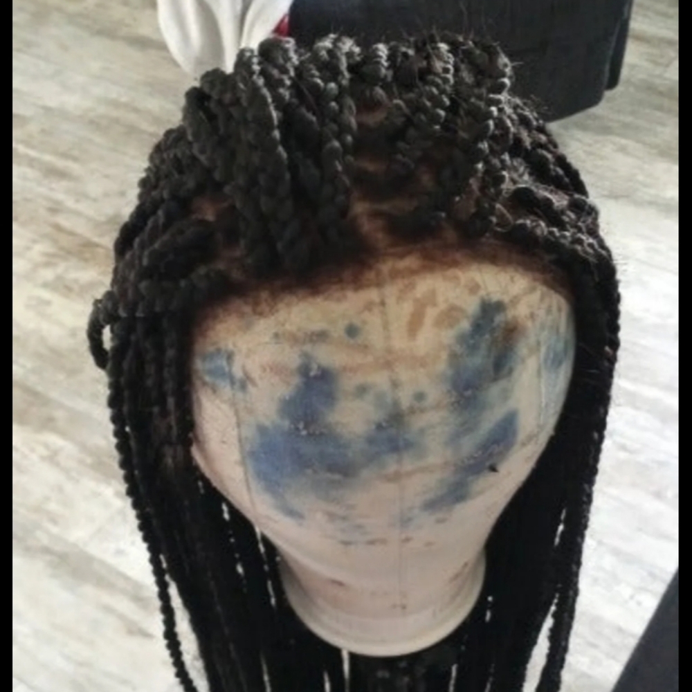 (SOLD)Lacefront braided wig